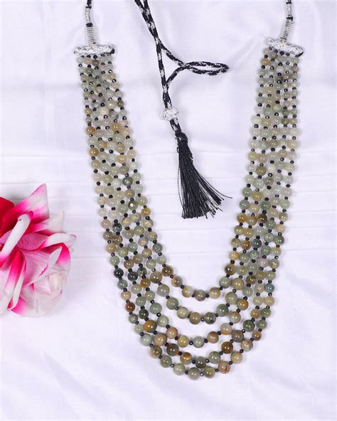 Natural Cat's Eye & Black Spinel Gemstone Beads Necklace Jewelry – Raj Gems