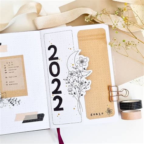 2022 Bullet Journal Cover Page Ideas!