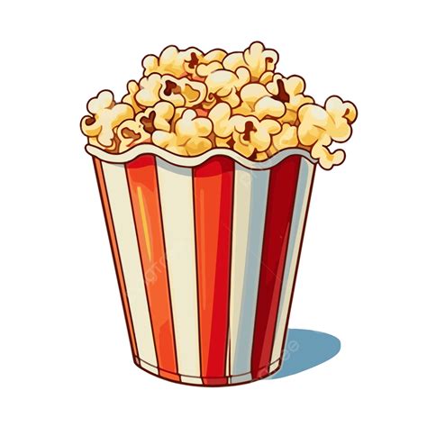 Popcorn Piece Clip Art