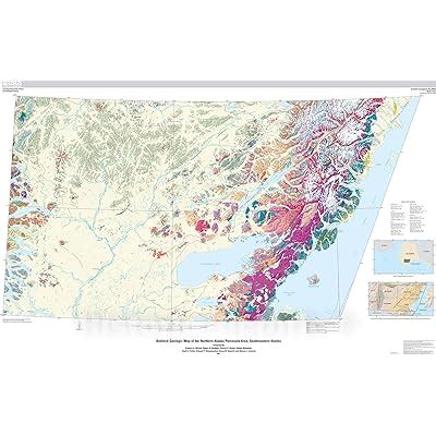 Buy Historic Pictoric Map : Bedrock geologic map of The Northern Alaska ...