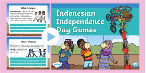 Indonesian Independence Day Games PowerPoint (teacher made)