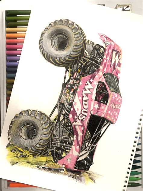 Pink Monster Truck