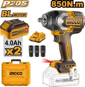INGCO Lithium-Ion CIWLI2085 Cordless Impact Wrench Price in India - Buy ...
