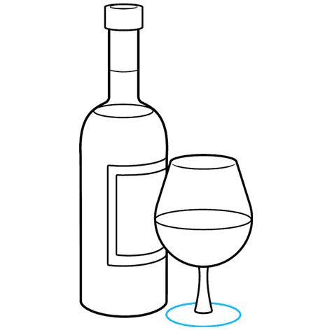 How to Draw a Wine Bottle - Really Easy Drawing Tutorial