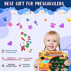 Buy Laadan My Busy Bee Book, Preschool Activity Book, Activity Binder ...