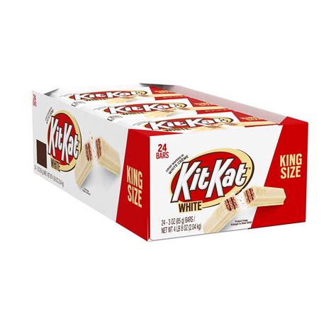 Buy KIT KAT®, King Size White Creme King Size Wafer Candy, Individually ...