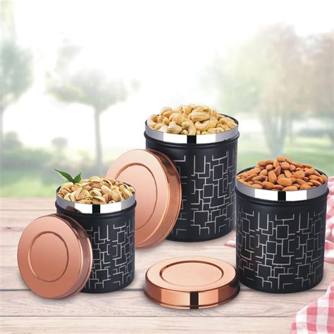 Buy DARAZ Stainless Steel Airtight Storage Canister Set for Kitchen ...