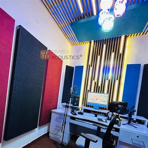 Timber Acoustics Ceiling Absorption Panels (Set of 2)