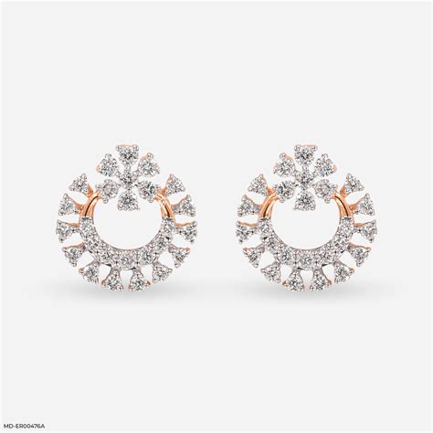 Loop of Beauty Diamond Earrings 9K Yellow Gold – Maiora Diamonds