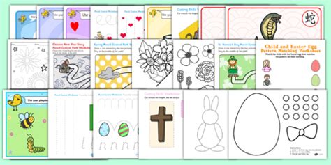 Bumper Spring Term Festivals Fine Motor Activity Pack - pack