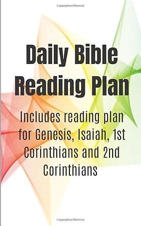 Daily Bible Reading Plan: Includes reading plan for Genesis, Isaiah ...