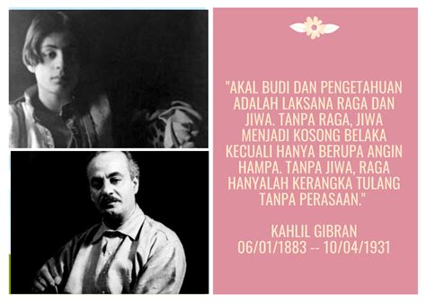 MENGENAL KAHLIL GIBRAN, PENYAIR LEBANON
