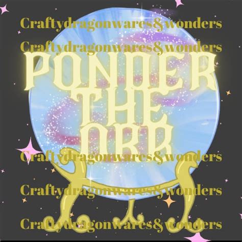 Ponder the ORB Meme Digital File for Product Printing - Etsy