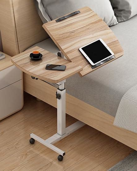 Clobeau Overbed Table Laptop Computer Stand Tiltable Bedside Table ...