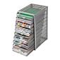 Mind Reader Storage Drawer, 10 Drawers, Metal, Silver (10CABMESH-SIL ...