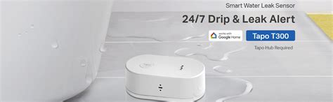 TP-Link Tapo T300 Smart Water Leak Sensor with Dripping Detection, Up ...