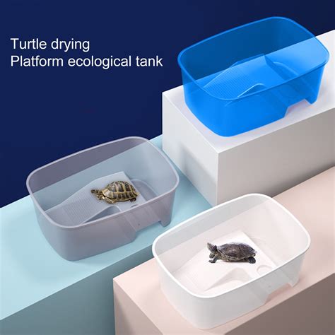 Buy Mightlink Stable Reptile Feeding Box with Basking Platform High ...