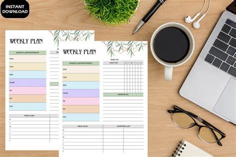 Image result for Printable Task Planner