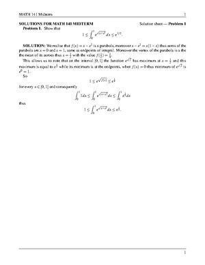 Image result for Calculus 2 Math 141 Answer Key