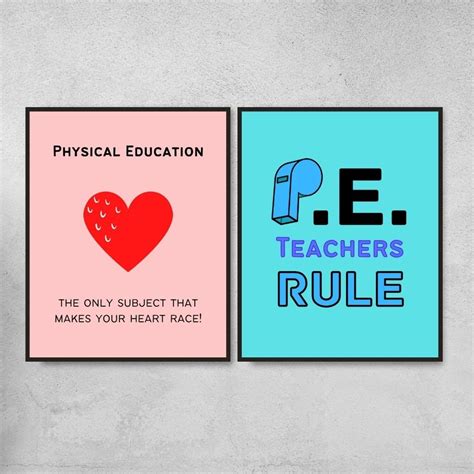 Funny PE Posters for Classroom Decor - Delivers Instantly – Eggcellent ...