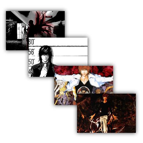 SIGNOOGLE® 4 PCs Anime Character Poster For Home Kids Bedroom Wall ...