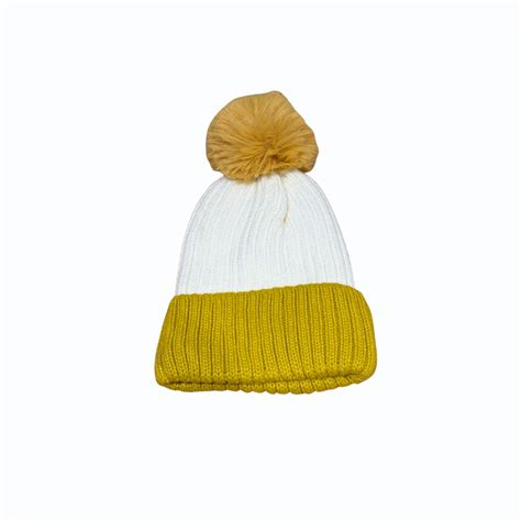 Woolen Cap with Pom Pom – Cozy Knitted Winter Beanie for Men & Women ...