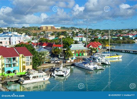 St John, Antigua, Caribbean Editorial Photography - Image of pier ...