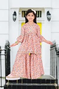 MODINA ENTERPRISE Girls Casual Kurta and Palazzo Set Price in India ...
