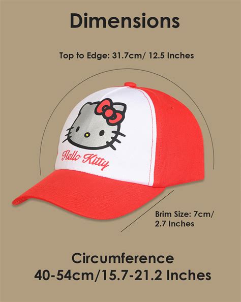 Hello Kitty Printed Baseball Cap For Girls – Kidsville