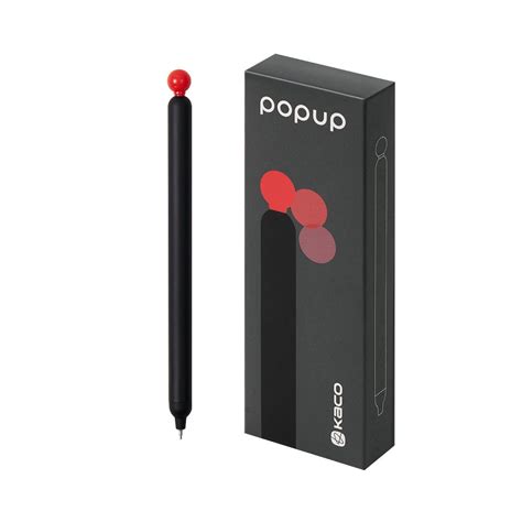 Kaco Popup Black Ink Gel Pen - SCOOBOO - Kaco