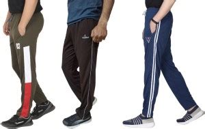 True Knitman Striped Men Brown Track Pants - Buy True Knitman Striped ...