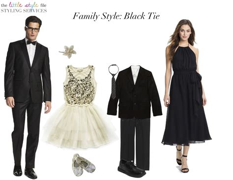 Black Tie Night :) so elegant | Family photo outfits, Family outfits ...