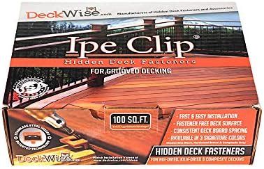 DeckWise Ipe Clip - Extreme Fastener System - 3/32 Spacing - Black ...