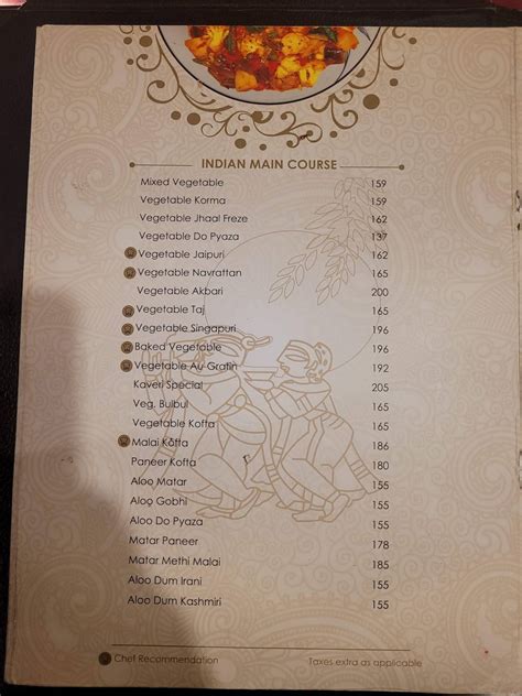 Menu at Kaveri Restaurant, Ranchi, Shop 9-11