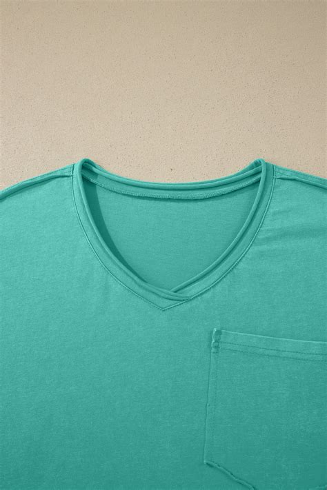 Mint Green Cotton Mineral Wash T Shirt – Errabelly