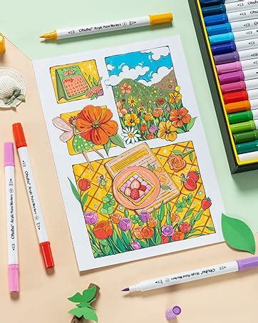 Ohuhu Brush Markers - 216-Color Double Tipped Alcohol-Based Art Marker ...