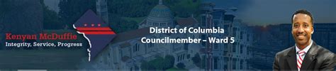 The Ward 5 Report: Office of Councilmember Kenyan R. McDuffie