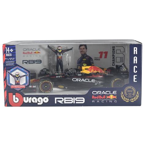 Bburago: 2023 Oracle Redbull F1 RB19 Die-Cast Scale Model #11 Sergio P ...
