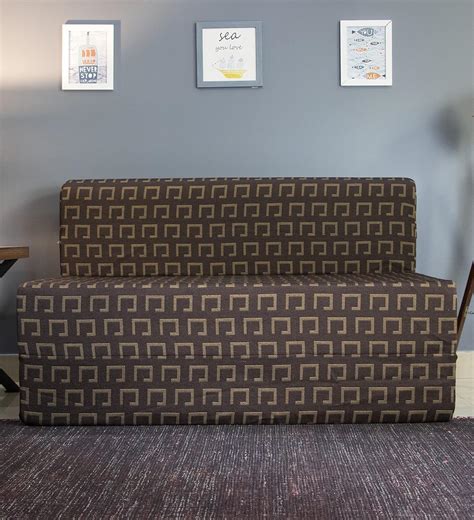 uberlyfe Sofa Cum Bed - Perfect for Guests - Poly Cotton Fabric ...