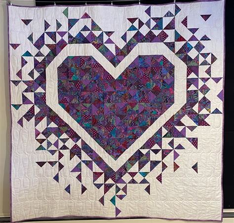 Image result for Exploding Heart Quilt Tutorial