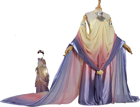 Amazon.com: Womens Queen Padme Costume Padme Amidala Cosplay Court ...
