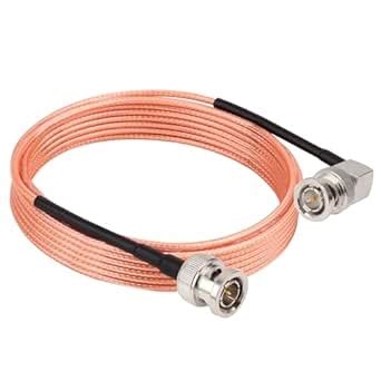 XRDS -RF SDI Cable 10FT, Flexible BNC to BNC Right Angle Video Cable 75 ...