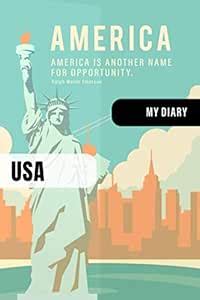 America: Travel Diary Journal to Write in - Farewell, Welcome or ...