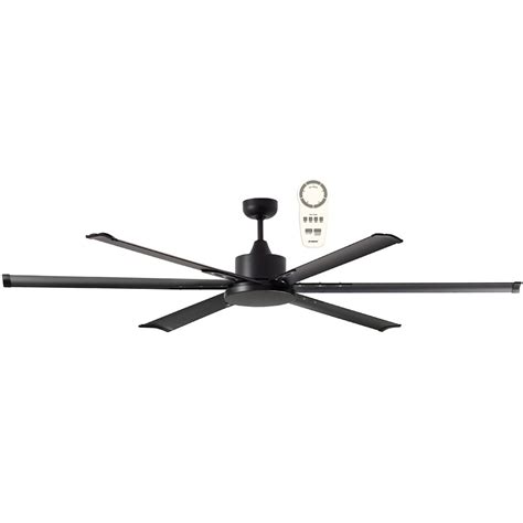 213cm 84-inch Black DC Ceiling Fan Remote Control 35W 5 Speed | Fans R Us