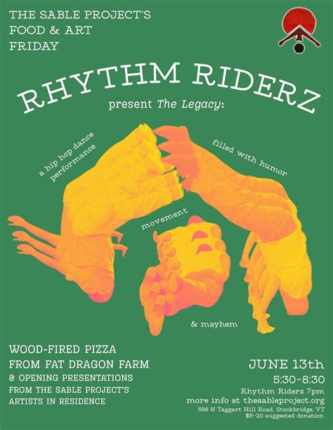 Food & Art Fridays: The Rhythm Riderz, Fat Dragon Farm, Stockbridge, 13 ...