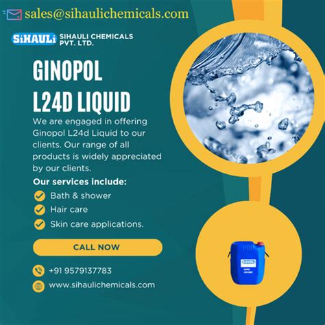 Ginopol L24D Liquid |Manufacturers, Exporters from Vasai, Mumbai India ...