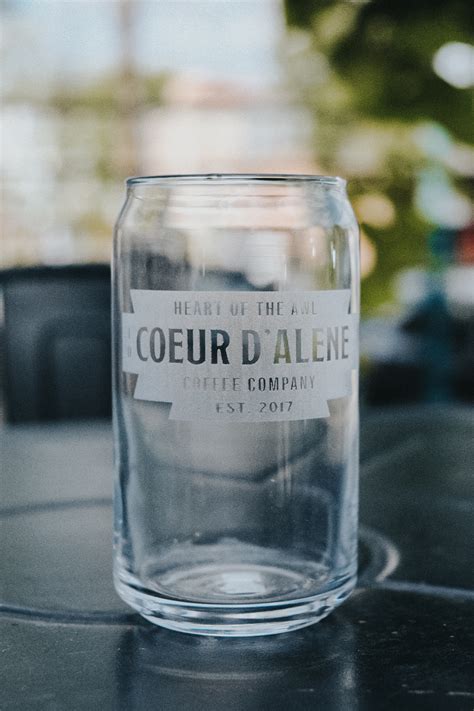 Glass Can - Coeur d' Alene Coffee Co.