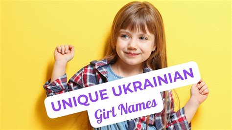 150 Unique Ukrainian Female Names - Mothers Always Right
