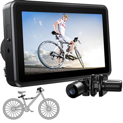 Feisike Handlebar Bike Mirror Bicycle Rear View Camera With 4 ...