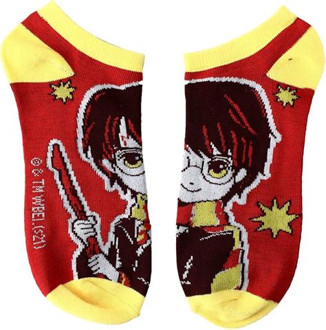 Buy Harry Potter Chibi Character art 5-pack Ankle Socks for Women ...